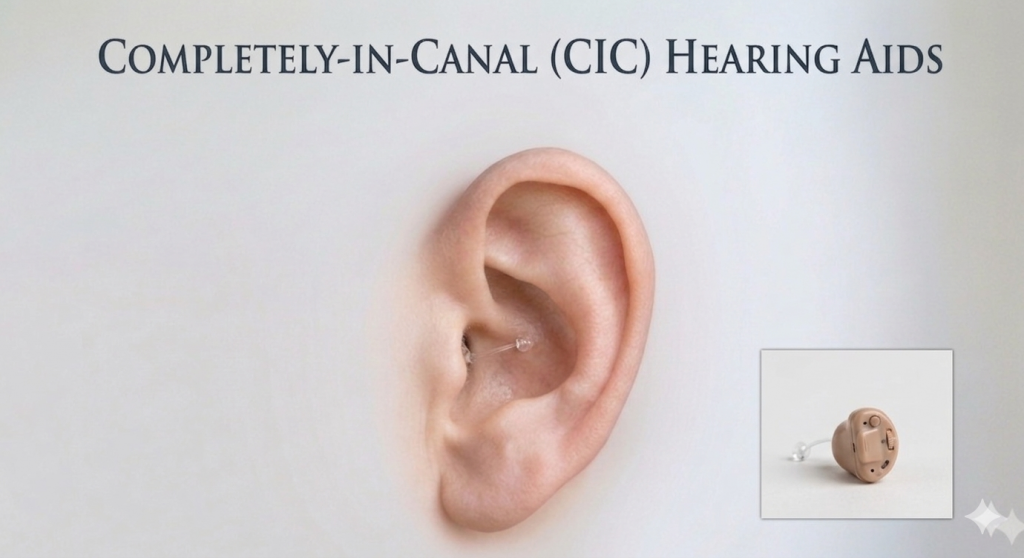completly in canal hearing aid