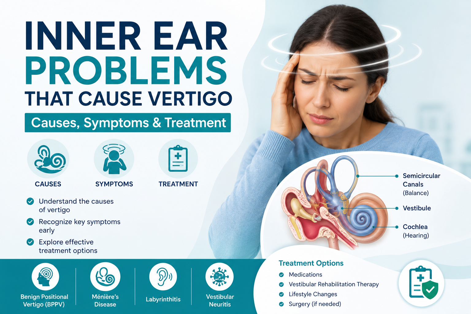 Inner Ear Problems That Cause Vertigo